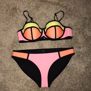 Triangl colorblock swim suit